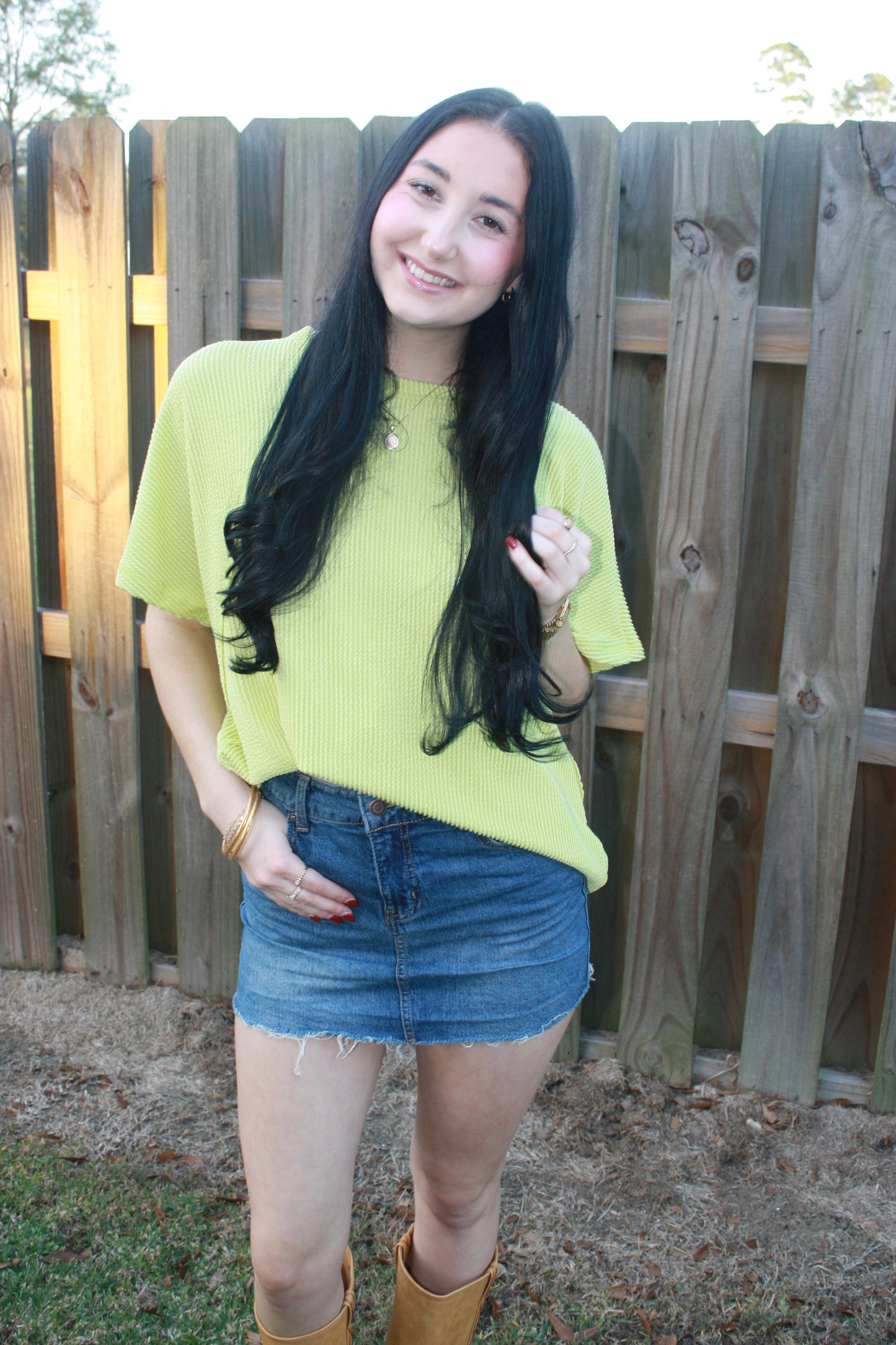 SOLID URBAN RIBBED TOP