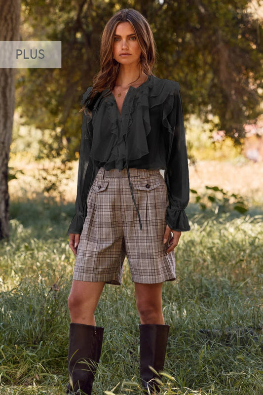 Sheer Chiffon Blouse