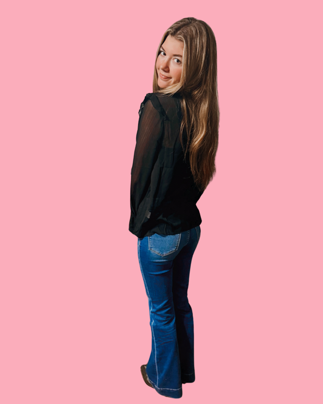 Sheer Chiffon Blouse