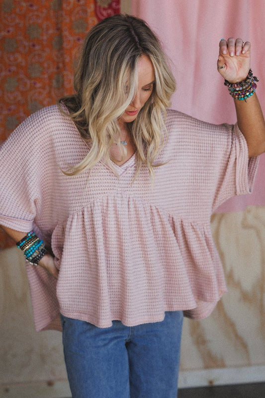Lush Drift Top - Dusty Rose