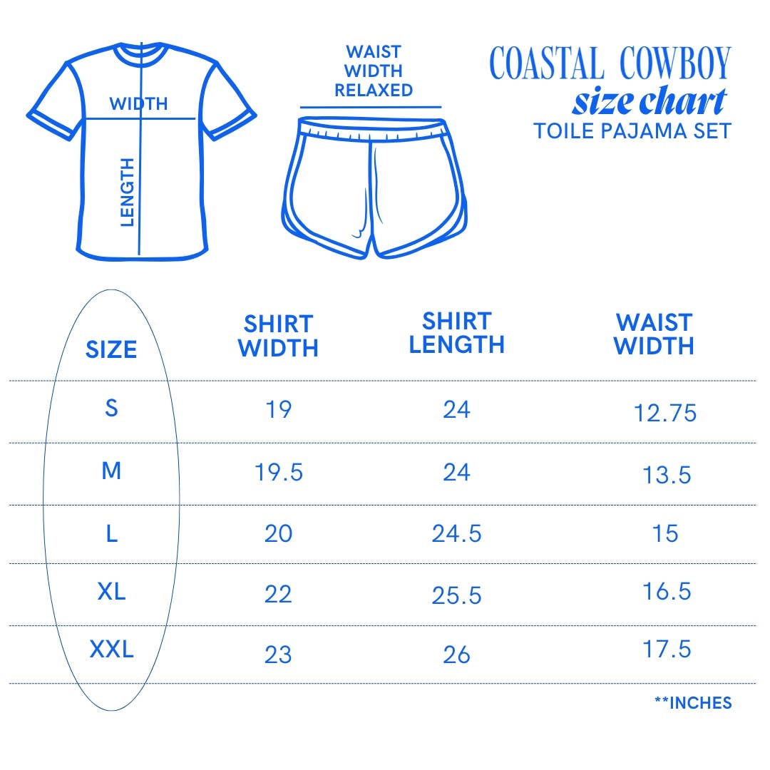 Coastal Cowboy Pajama Set